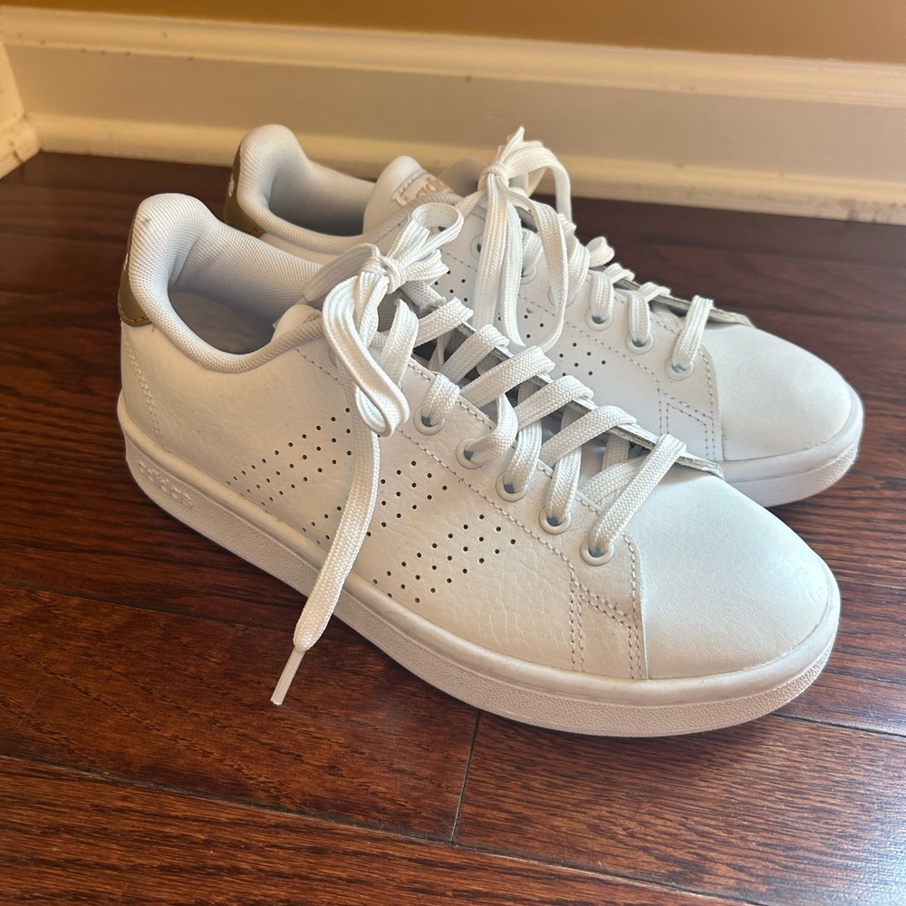 adidas Originals White Minimalist Sneakers
